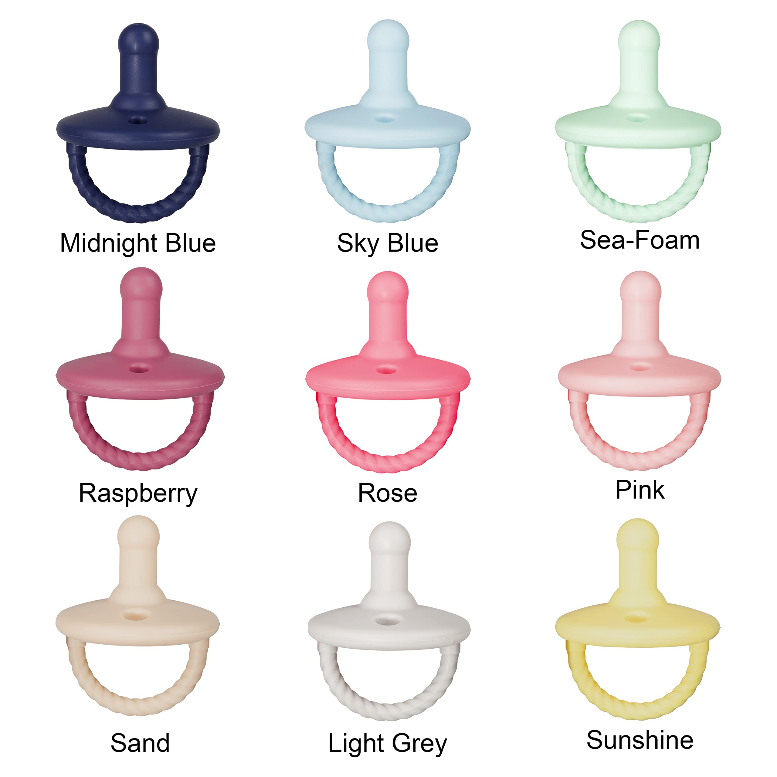 Buy Sweet Child Soothie Pacifiers 06 Months, Set of 6 UltraLight Silicone Binkies with