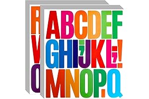 Colorful 3-Inch Letters: The Perfect Way to Spruce Up Your Bulletin Board