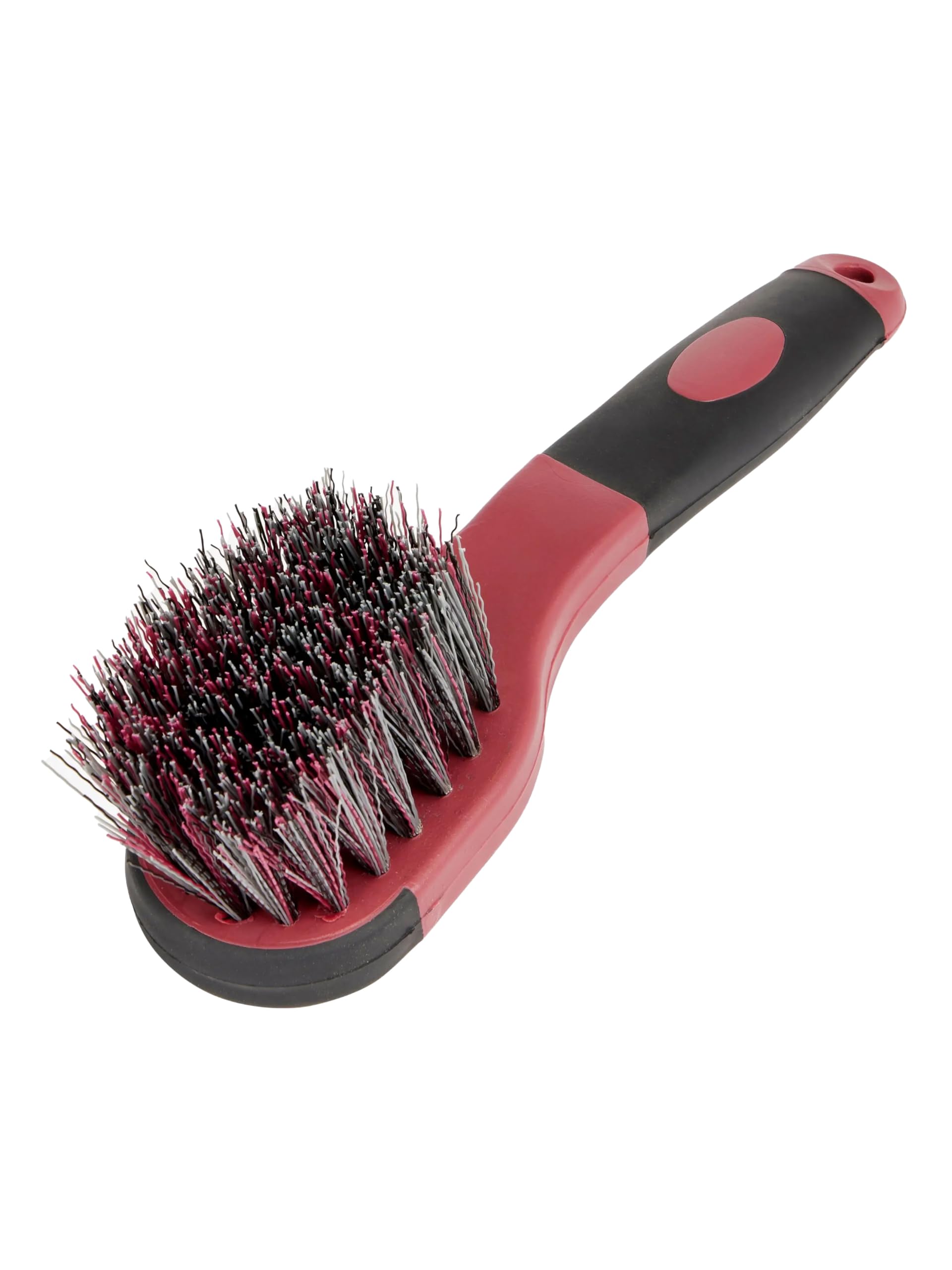 LeMieux Bucket Brush - Yard Essential - Black/Red