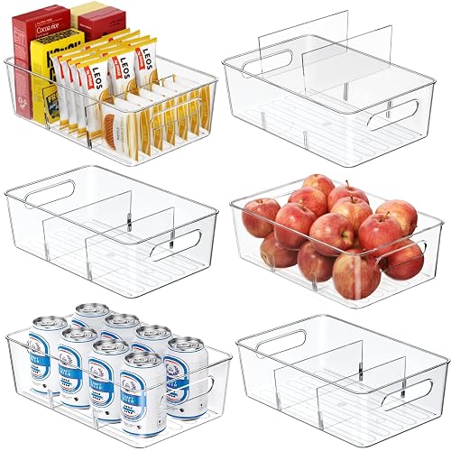 Mpotmiy 6-Pack Pantry Organizers and Storage