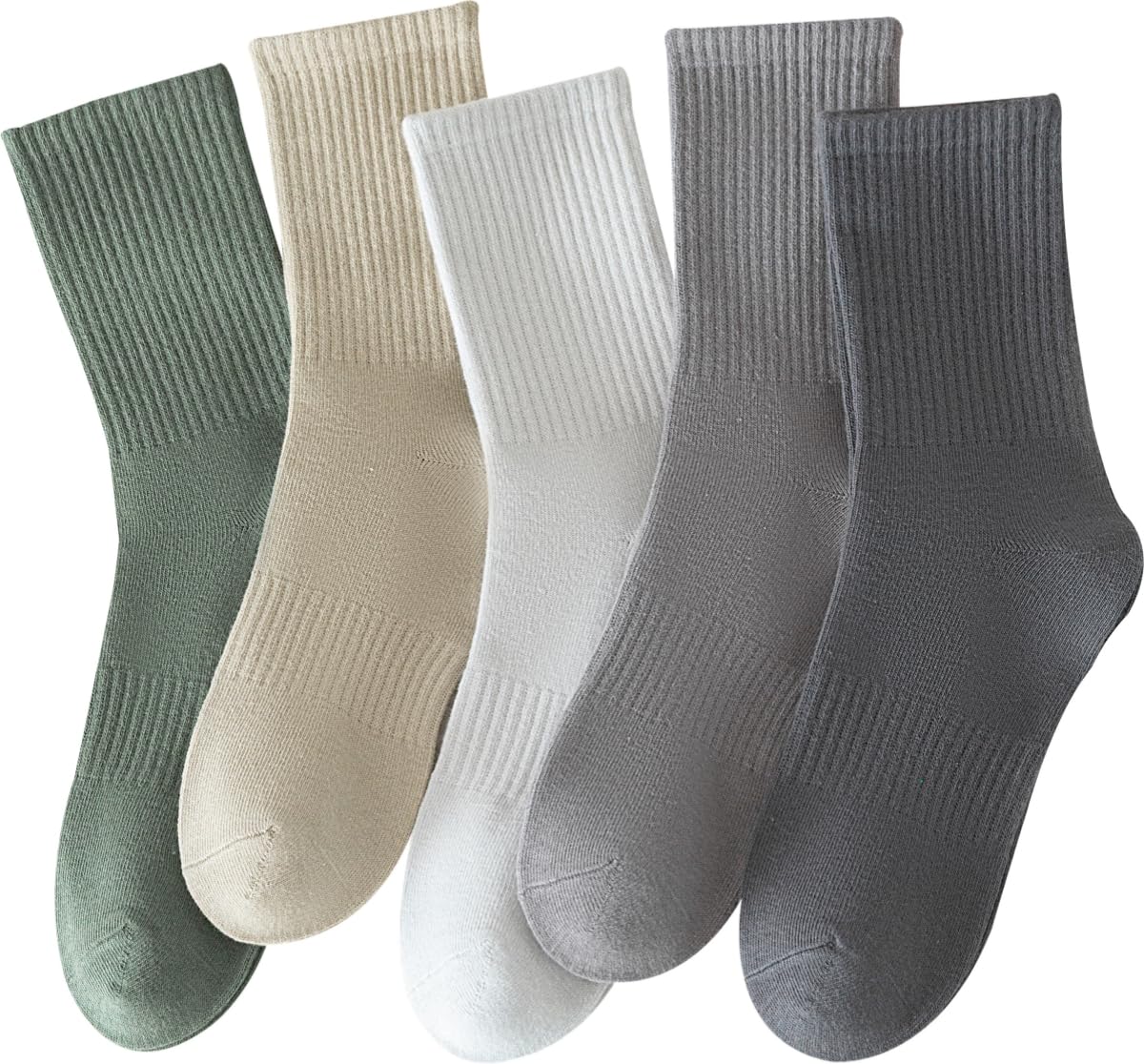 Rehelu Calcetines largos de algodón para mujer, ligeros, atléticos, para correr