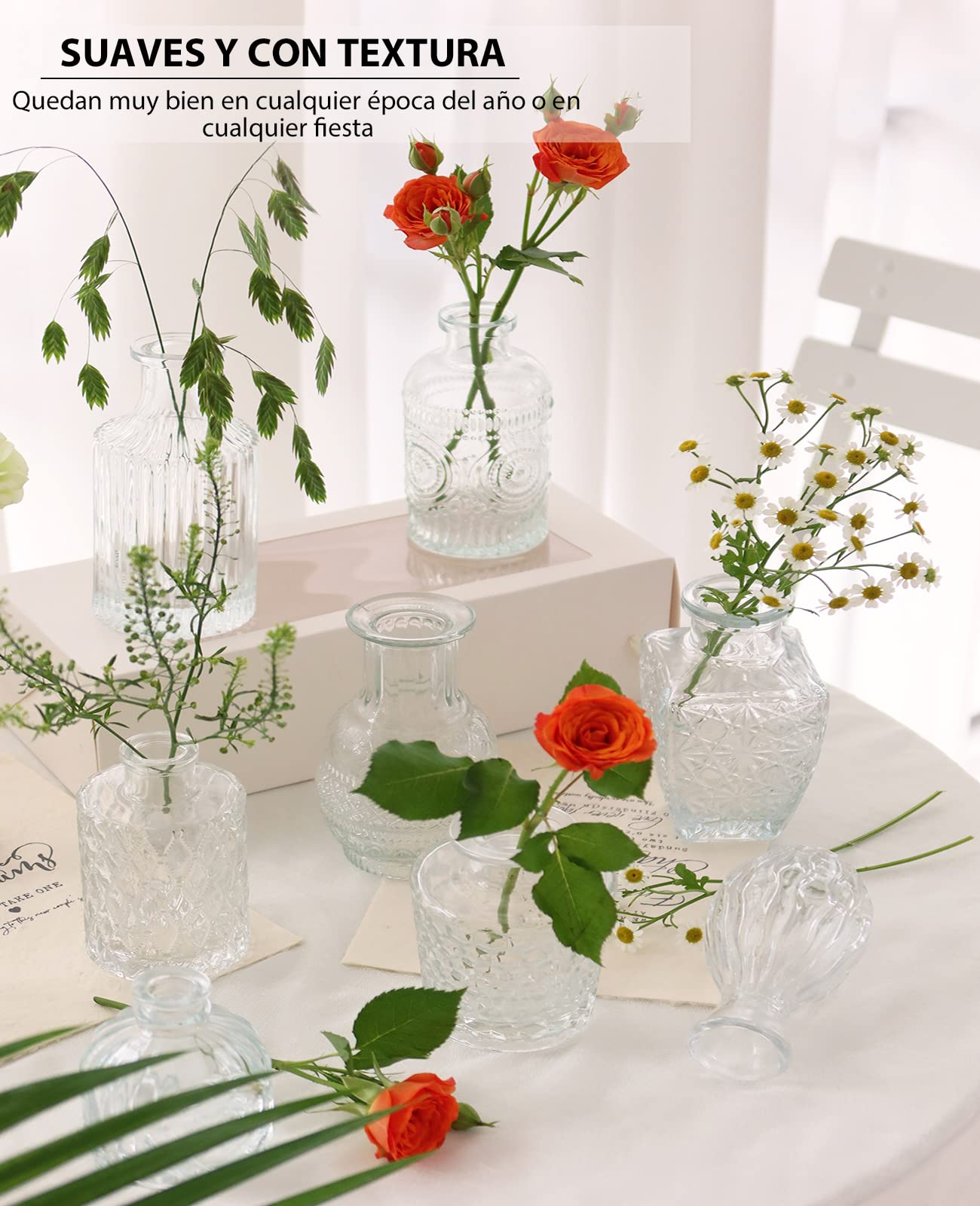 Großhandel verschiedene Größe klare Blumenvase Glas Blumenvase für Home Decorati
