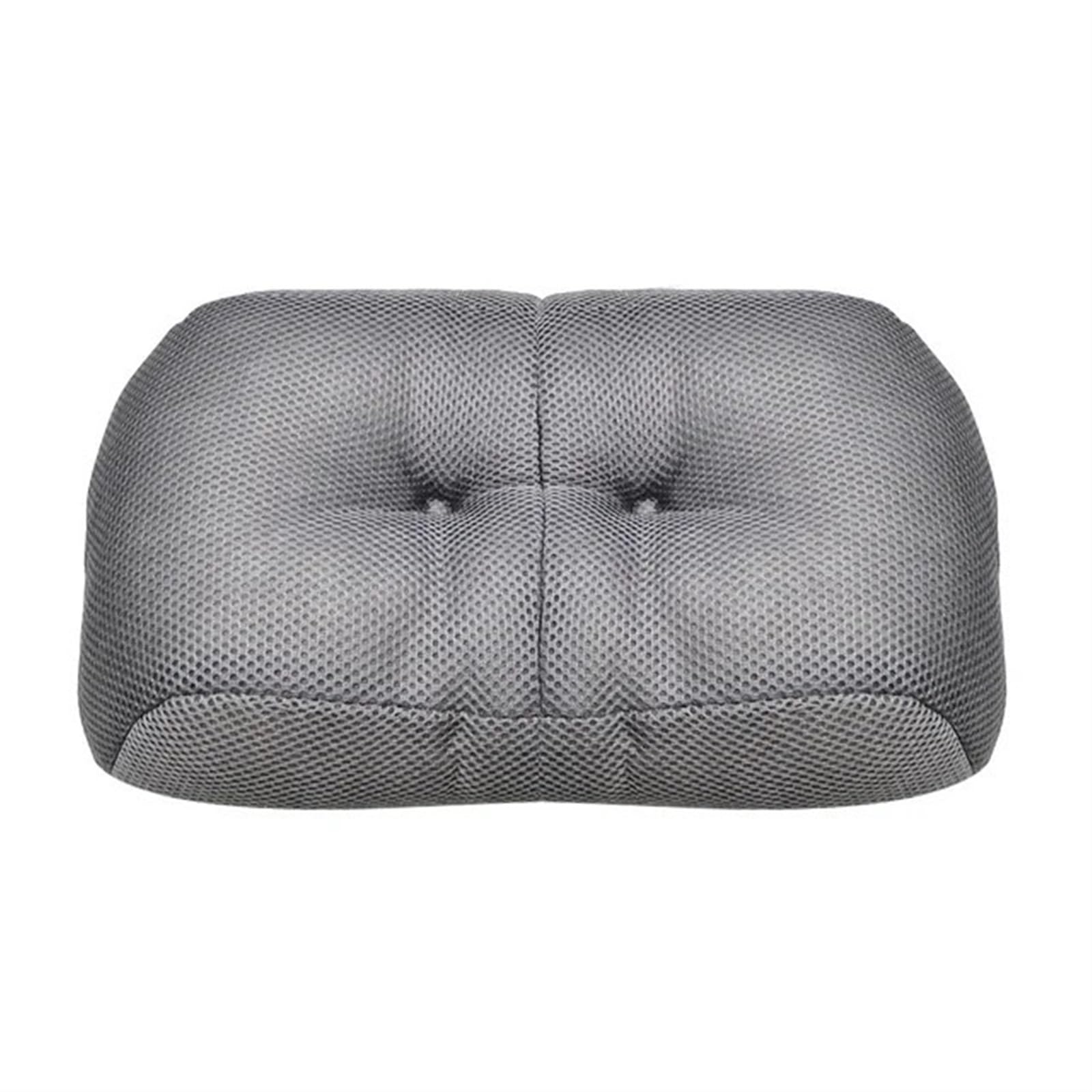 1 cojín lumbar para asiento de oficina, cojín lumbar para coche, cojín lumbar para silla, soporte de cintura, almohada para sofá (negro)