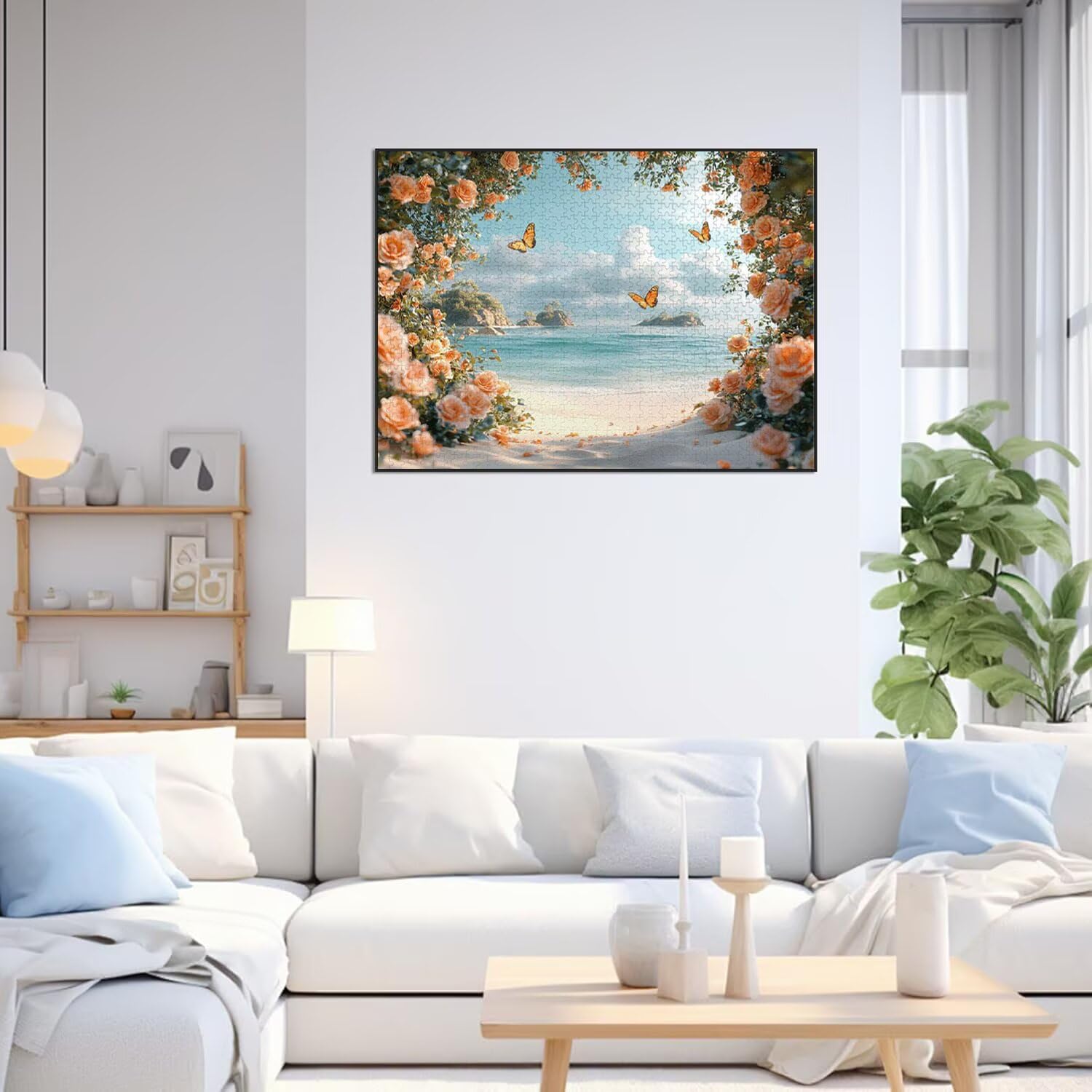 Puzzle 4000 Pezzi spiaggia Puzzle Classici per Gioco Familiare, n-238 | Impossibile Puzzles, Intrattenimento Creativo, Rilassamento e Intelligence, Regalo per Amore e Amico, Decorazioni Casa, Rosa