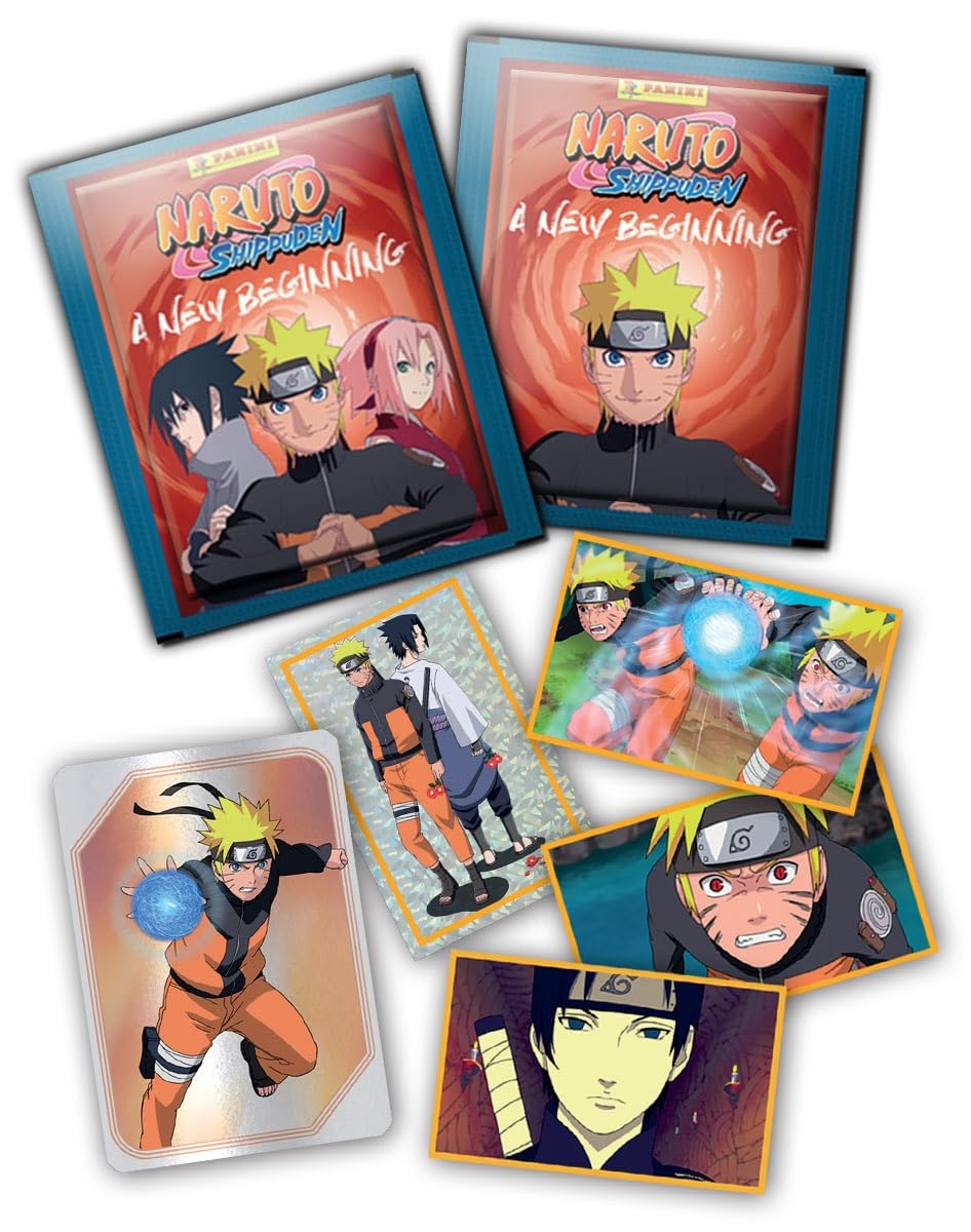 Un nuovo inizio. Naruto shippuden. Con 5 bustine. Con 2 card limited