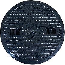 Hoyama Honten MK-C-300 Cast Iron Manhole (Popular Type) Lid Only, For Walkways, Lid Diameter 11.8 inches (300 mm), Hole Diameter 9.8 inches (250 mm)