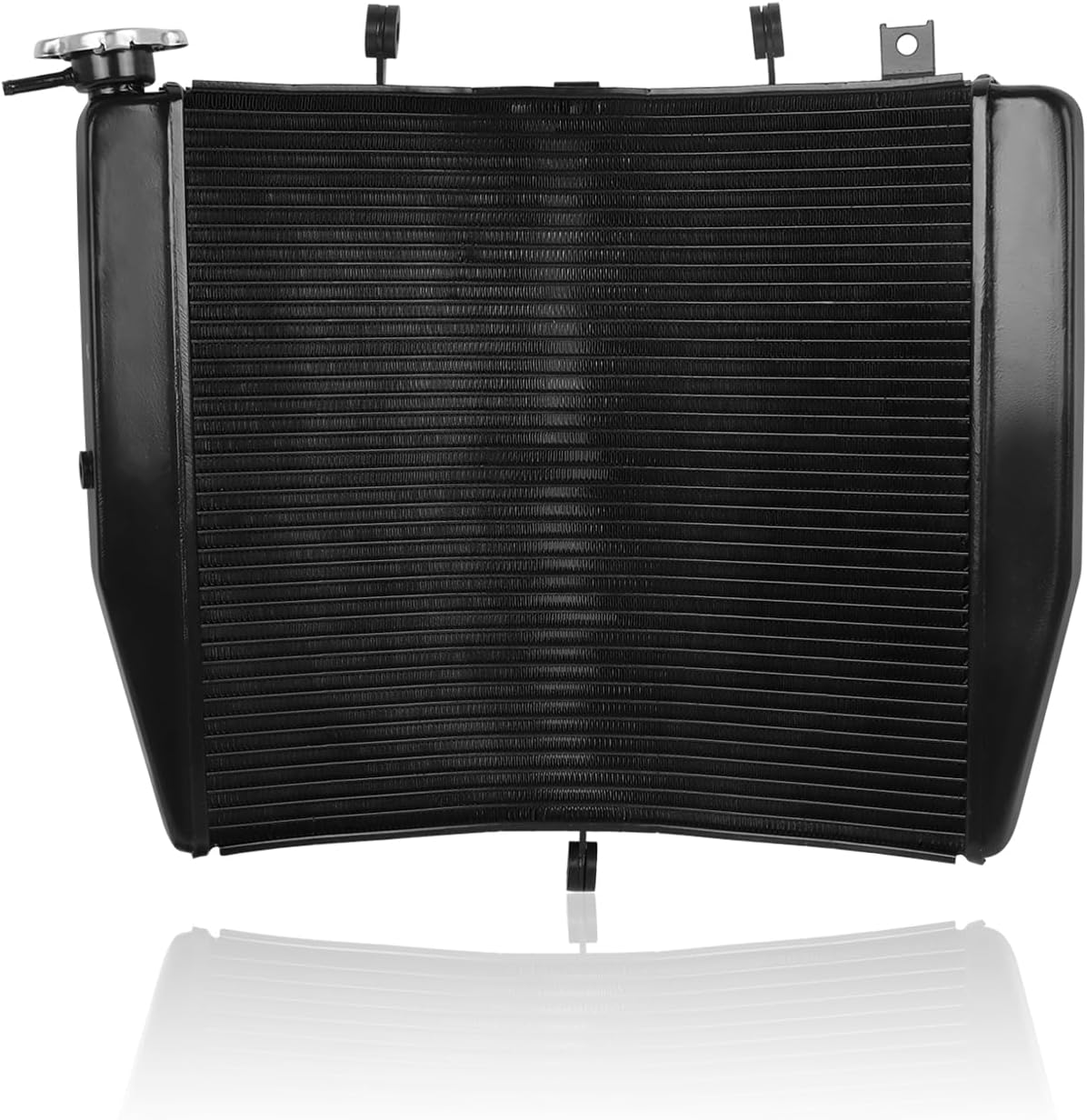 Aluminum Cooling Radiator Replacement for Kawasaki Ninja ZX10R ZX1000J 2008-2011 ZX-10R ABS 2012 Black Engine Radiator Cooler