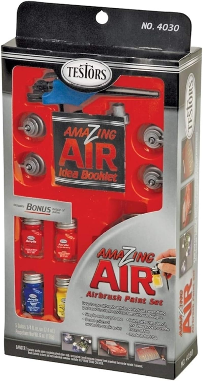 Testors Amazing Air Airbrush paint kit, 1, Multicolor Amazon.co.uk