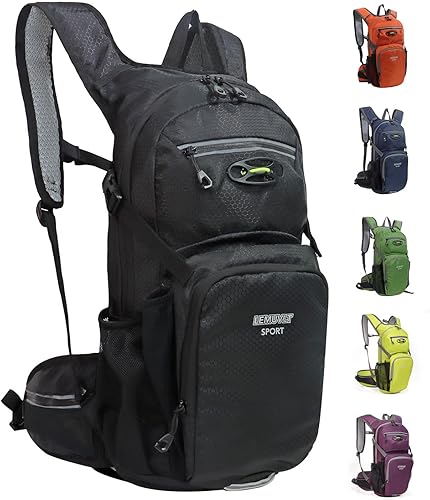 Miniatura 1 de Lemuvlt Mochila de senderismo impermeable para ciclismo de 15 litros, ligera, duradera, para esquí, snowboard, correr, ciclismo