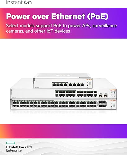 Miniatura 6 de Switch de conexión instantánea de red HPE serie 1830 de 48 puertos Gb Smart Managed Layer 2 Ethernet Switch con PoE  48x 1G  4X SFP  24x CL4 PoE