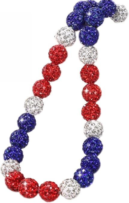 Baseball Beaded Necklace for Men,Baseball Necklace Gifts,Diamond Rhinestone Discoball bead necklace,Chain Necklace Gifts for Baseball Player Team Lovers
