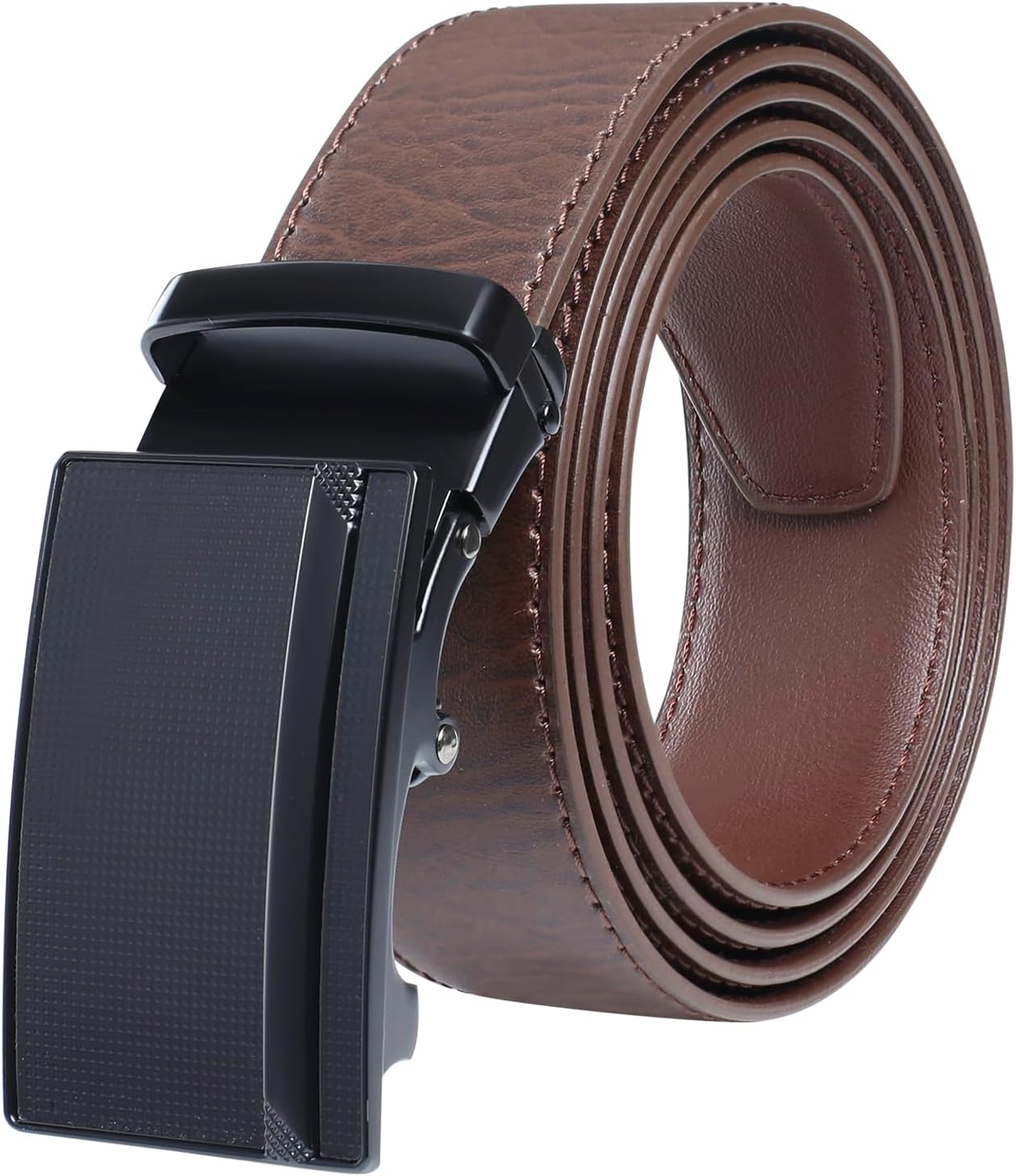 Men's Auto Lock PU Leather Belt
