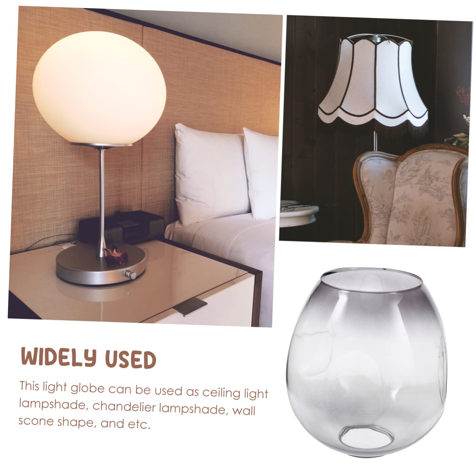 Amazon.co.jp: VICASKY ガラス製ペンダントライトシェード 交換用