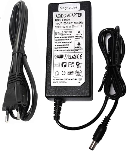 Miniatura 5 de 9V 2A Replacement AC DC Adapter Charger for Roland PSB-1U Drum Piano Keyboard Adapter Po Power Supply with US AC Cable