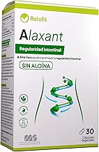 Alaxant - 30 Capsules | Relafit - MS Laboratories | 100% Natural | Pure Aloe Vera Aloin Free | Helps Improve Gut Transit | Effective Treatment Against Constipation | 1 Month Supply