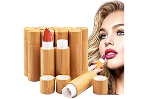 AUHOKY Premium Bamboo Empty Lipstick Tubes