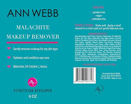 Miniatura 4 de Removedor de maquillaje de ojos, removedor de maquillaje 2 en 1 y tratamiento antienvejecimiento. Desmaquillante de ojos suave sin aceite para ojos