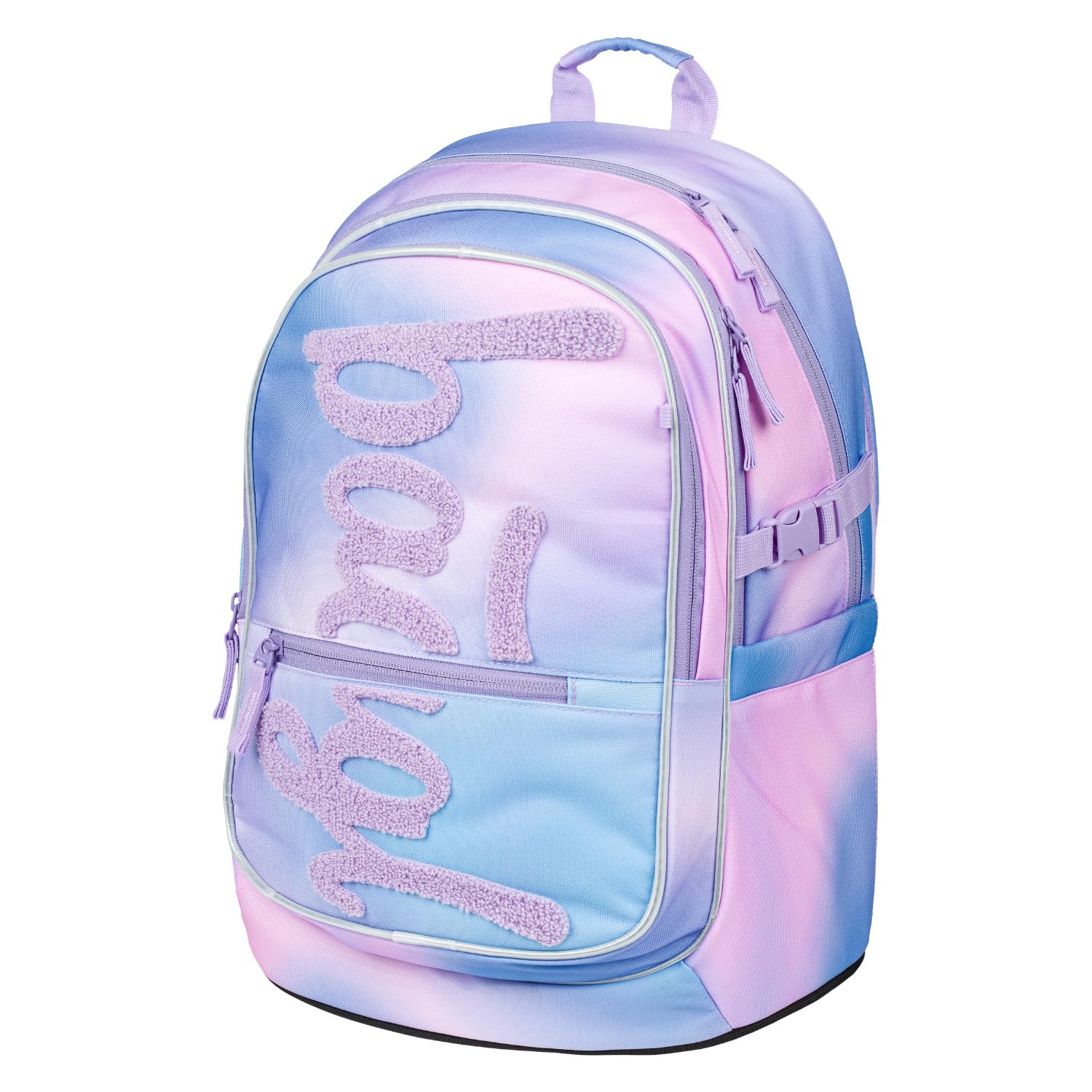 Baagl Kinderrucksack, Schulrucksack für Kinder mit ergonomisch geformter Rücken, Brustgurt und reflektierende Elemente
