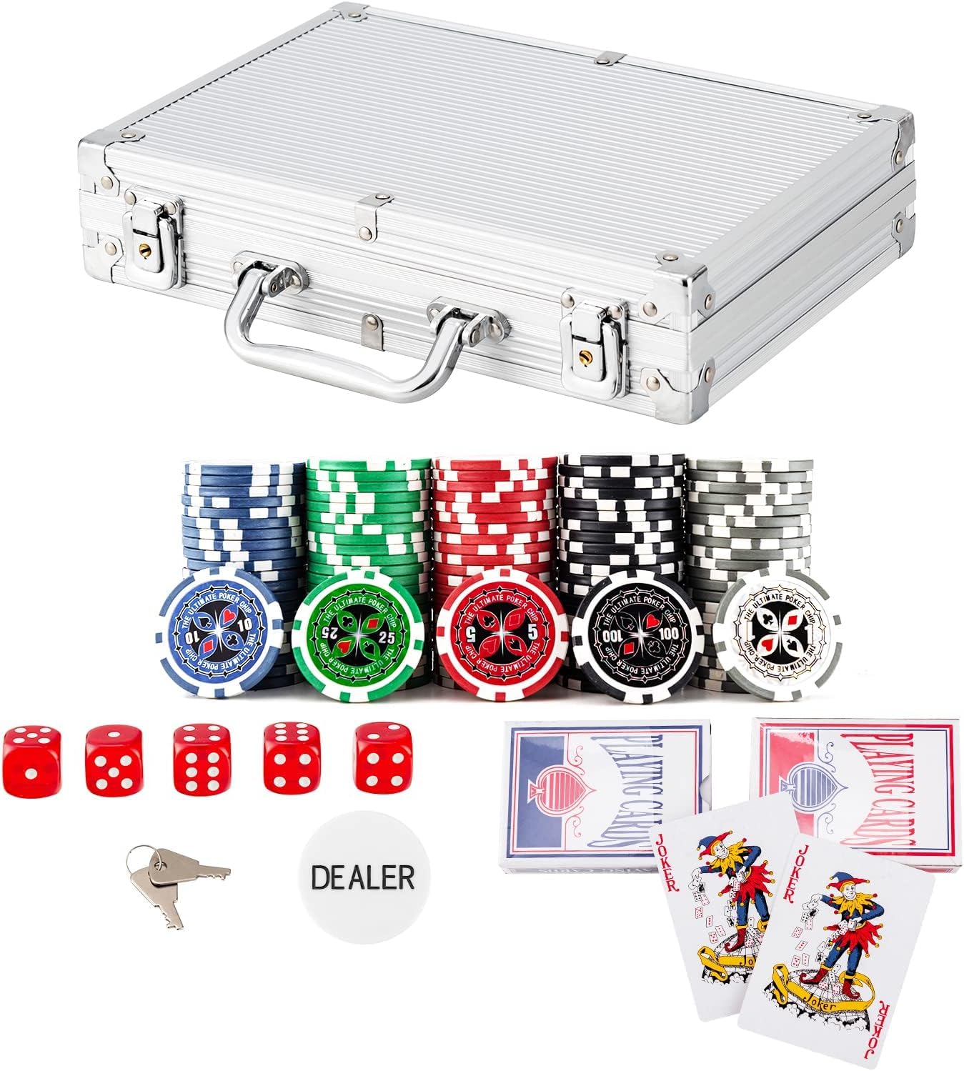 Amazon | ポーカーセット チップセット チップ 200枚 ポーカーチップ