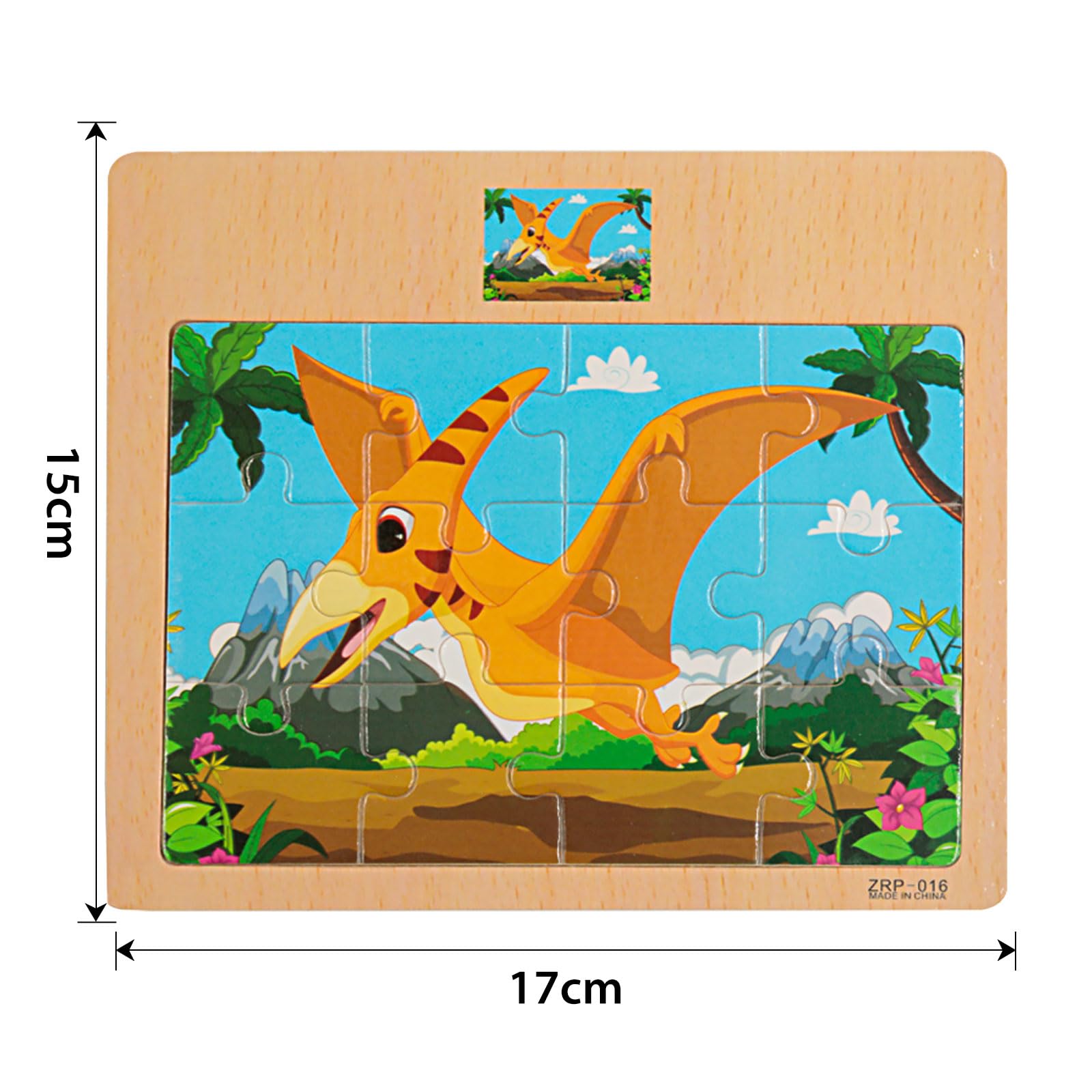 Amazon.co.jp: CCLIFE 木製ジグソーパズルセット 2~5歳のお子様向け 12 