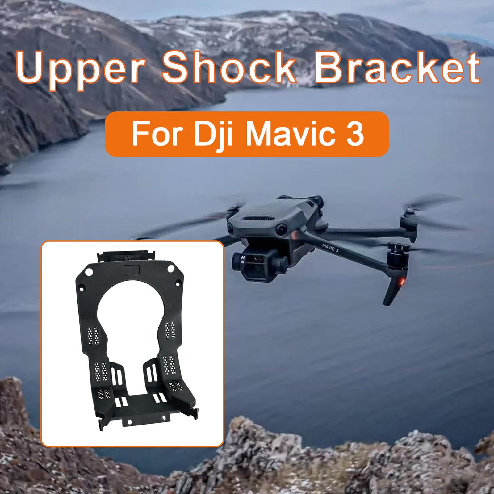 ZWLLKJGS Gimbal Shock Upper Bracket+Shock Absoption Balls Replacement for DJI Mavic 3/3T/3C/Mavic 3 Classic Gimbal Camera Shock Mount Spare Parts Drone Accessories