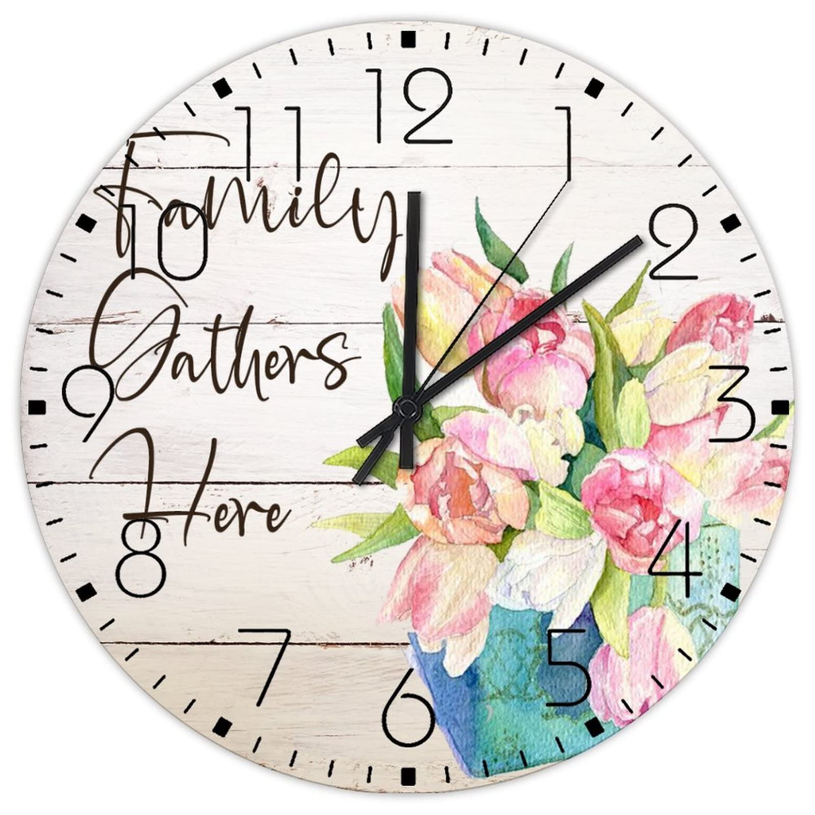 Horloge murale silencieuse pour salle de conférence afin de travailler sans aucun bruit