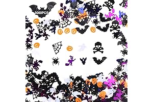 DIYASY 5000 Pcs Halloween Confetti Chunky Glitter