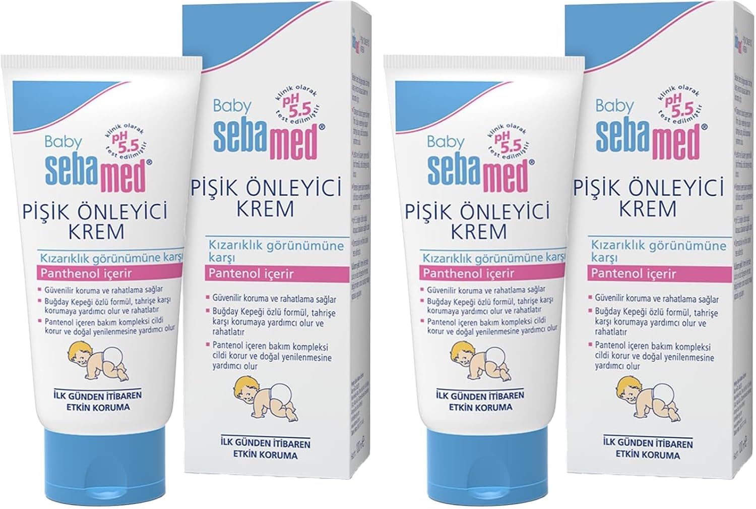 Sebamed Baby pH 5.5 Parabensiz Pişik Önleyici Krem (1 x 50 mL) 2li paket