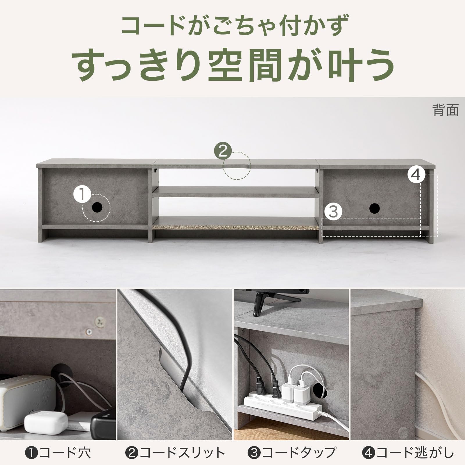 Amazon｜LOWYA ロウヤ テレビ台 テレビボード 幅120cm ロータイプ 収納