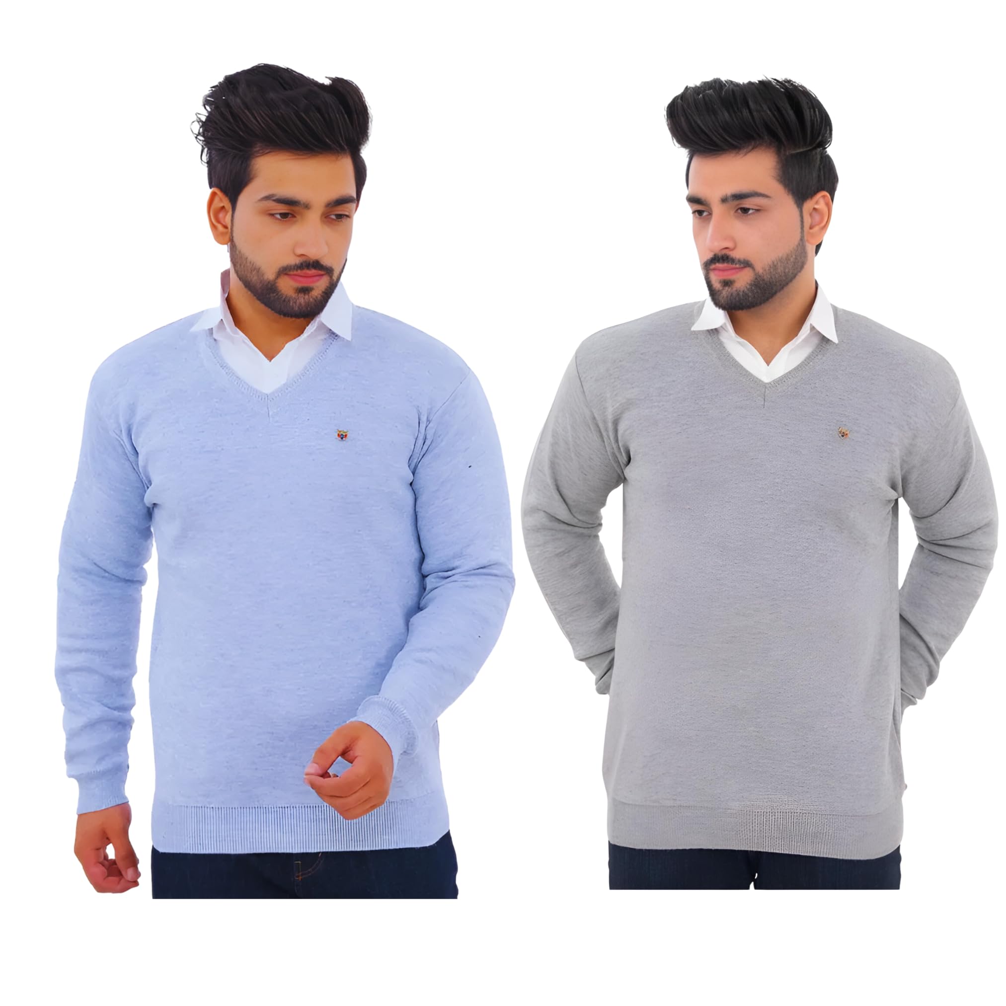 Men's Winter Wear Sweater Combo, V-Neck (Pack of 2)-picture-56