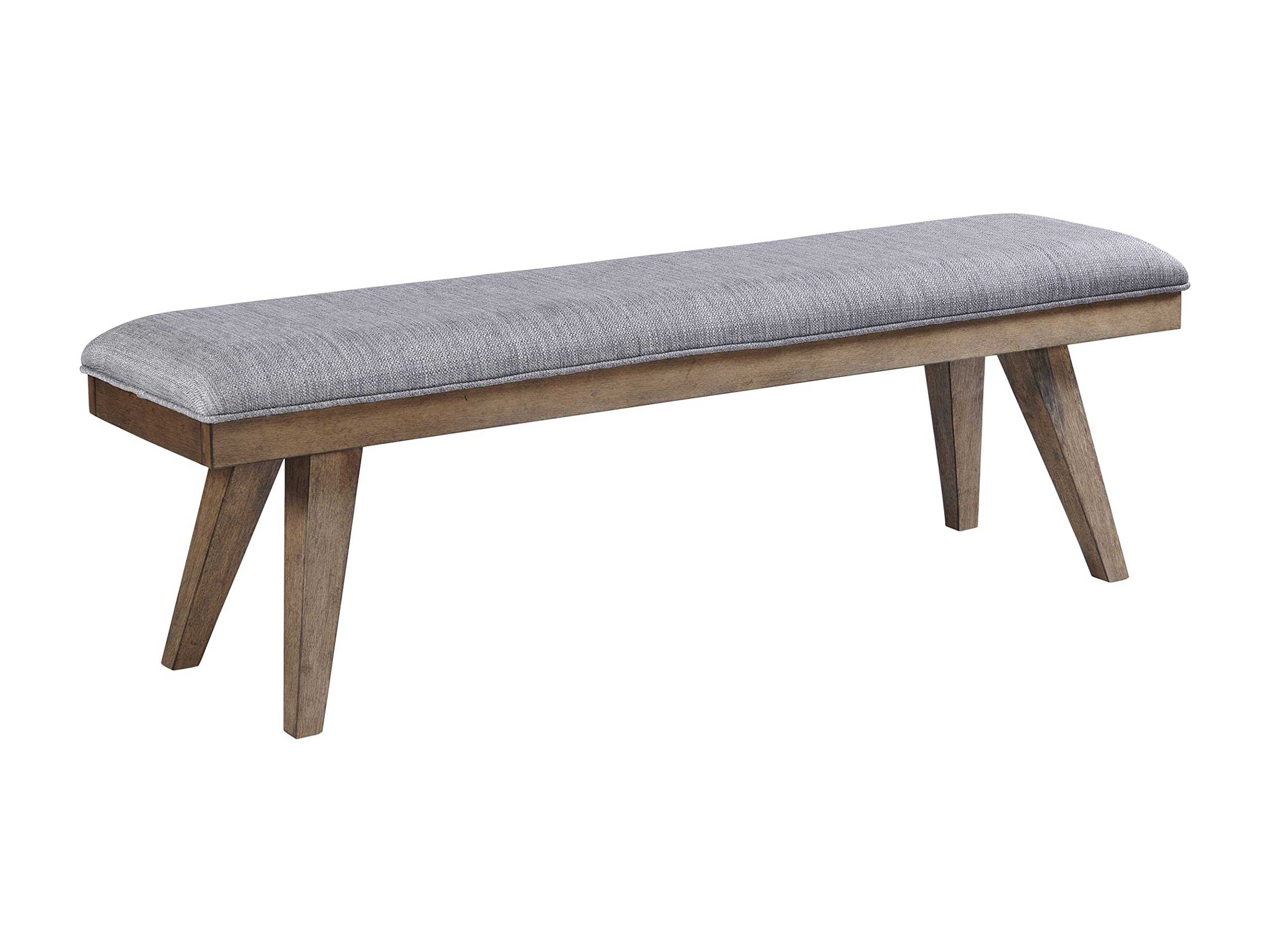 63"" Bench W/Cushion In Weathered Chestnut