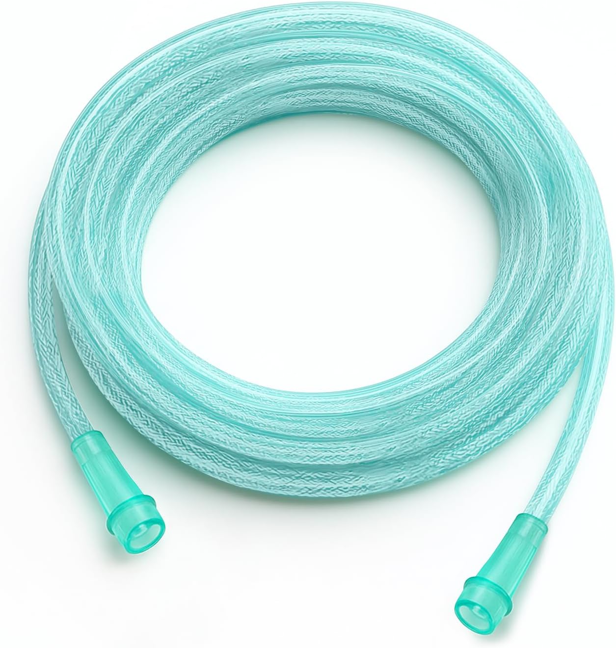 Oxygen Tubing 50Ft Continuous Non Kinking High Flow, Medical Grade Universal Oxygen Hoses for Home Use, Compatible Standard Oxygen Therapy Devices & Connectors, O2 Tubing for Concentrator