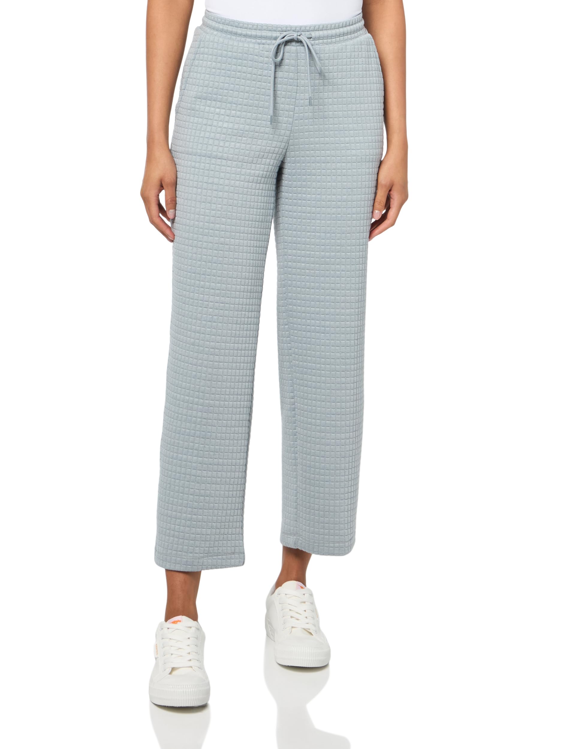 SLIM-SATION Drawstring Elastic Waist Pull On Lounge Ankle Pant