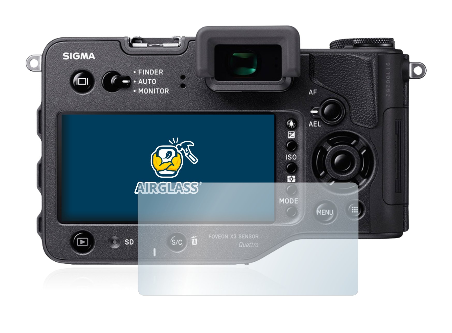 BROTECT Panzerglas Für Sigma DP2 Merrill – 9H Härte, Anti-Fingerprint, Made In Germany | Kratzfester Displayschutz