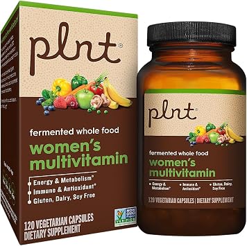 plnt Fermented Whole Food WomenaTMs Multivitamin 120 Vegan Capsules