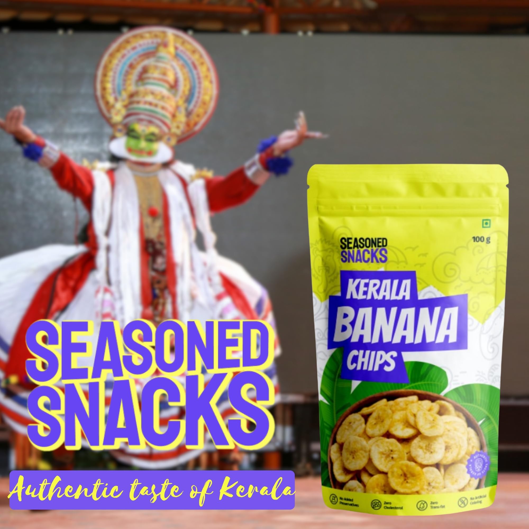 Seasoned Snacks Kerala Banana Chips | Premium Banana Chips Cooked