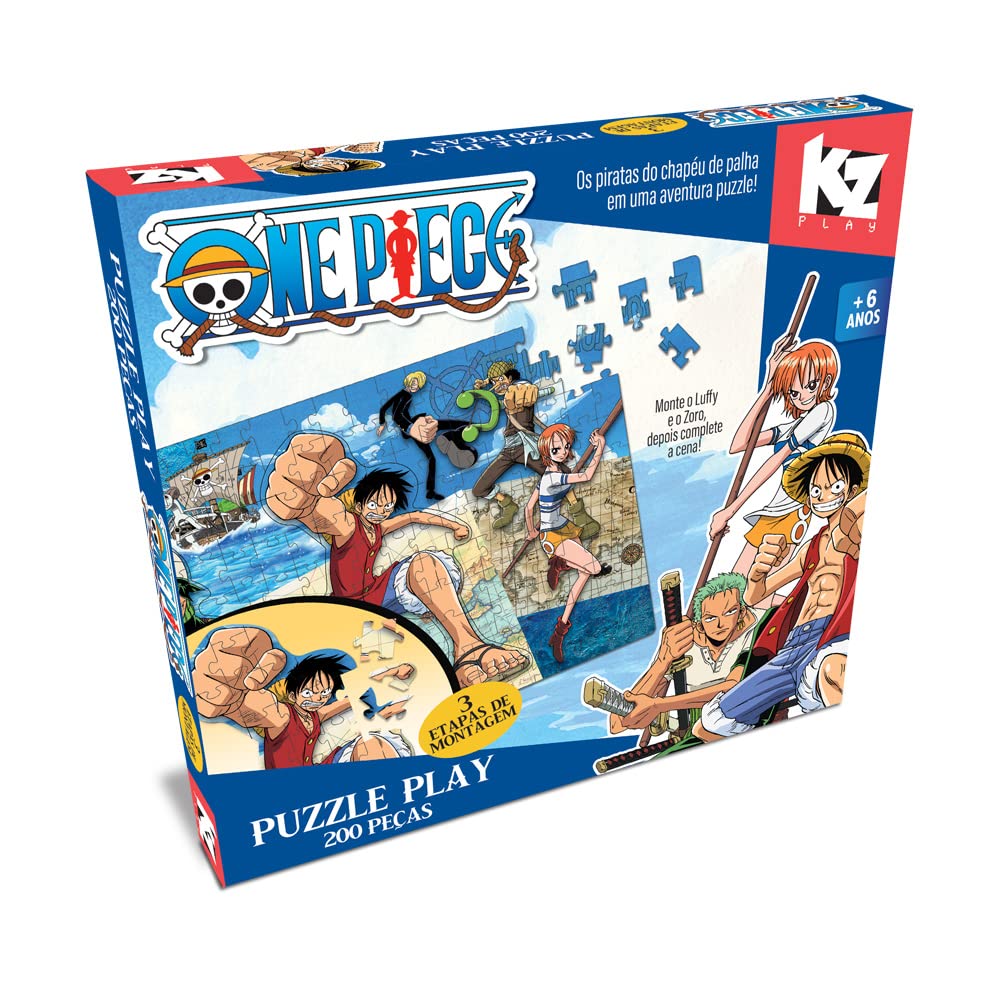 Puzzle Play 200 Pcs - One Piece | Amazon.com.br