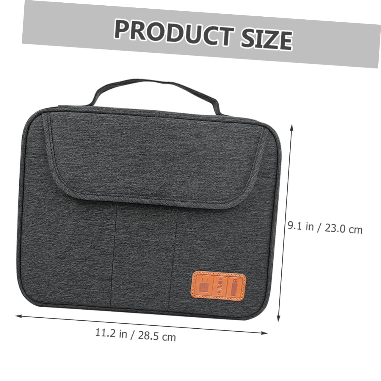 Veemoon Borsa Organizer per Cavi da Esterno Custodia per Dispositivi Elettronici Design Strati Ampia Capacità per Contenere Telefoni Tablet da Adattatori di Alimentazione Schede