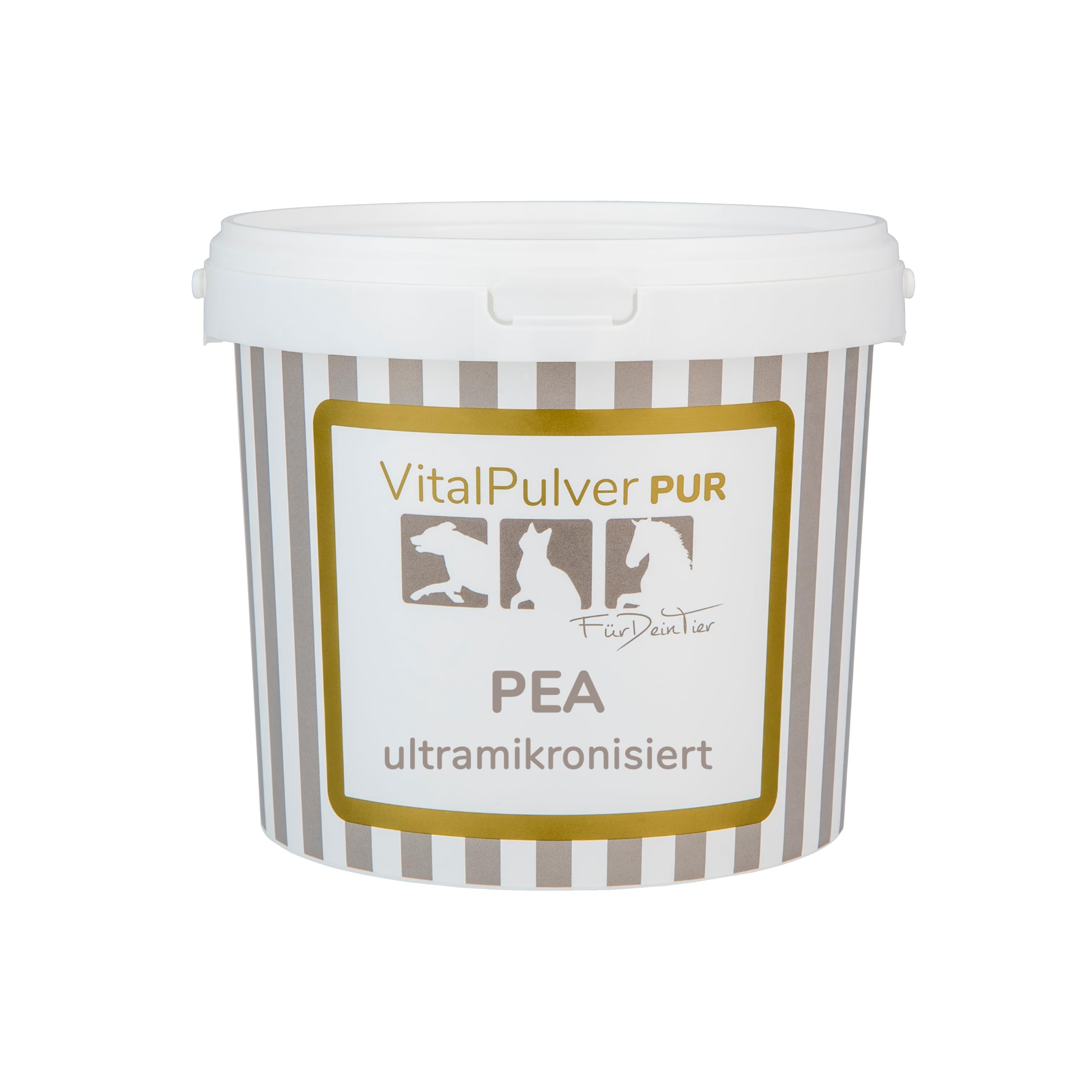Für Dein Tier VitalPulver Pur | PEA (ultramikronisiert) (1 x 750 g) | 100% reines Palmitoylethanolamid | hergestellt für für Hunde, Katzen und Pferde | Hochwertiges Einzelfuttermittel