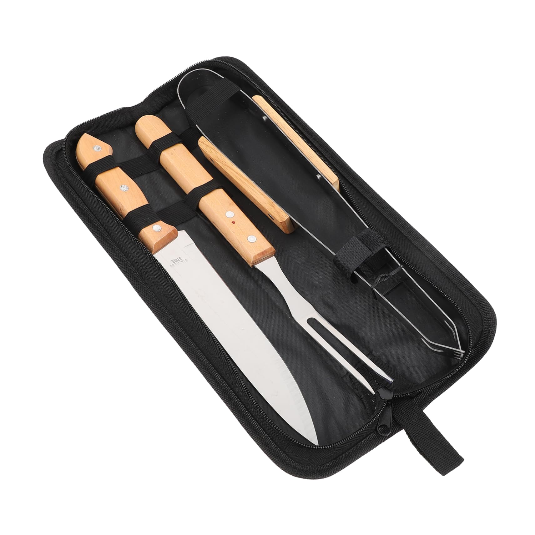 Kit Barbecue in Acciaio Inox, Utensili Resistenti per Griglia