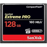 SanDisk 128GB Extreme PRO scheda CompactFlash fino a 160 MB/s UDMA 7 VPG