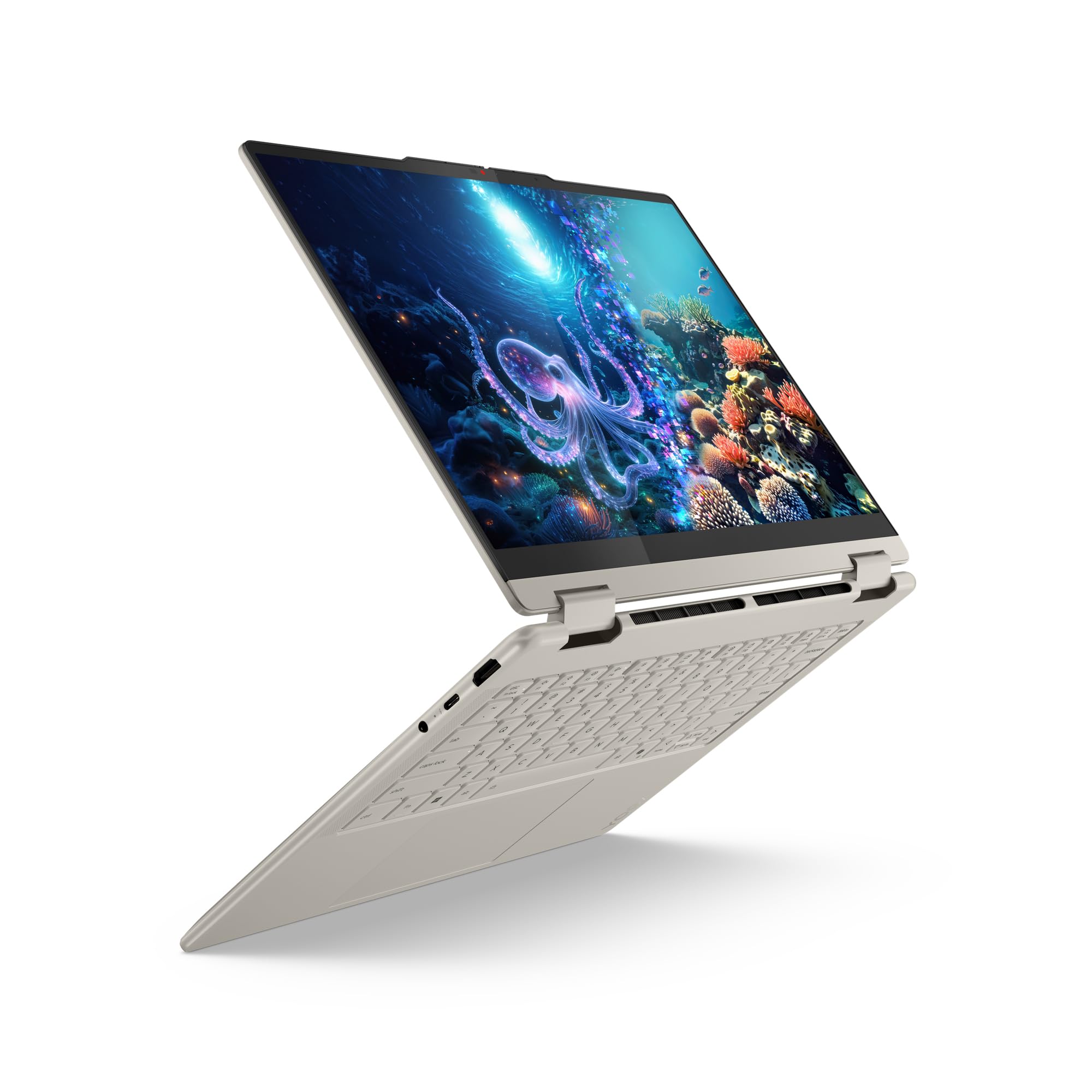 Lenovo Yoga 7 2-in-1 Gen 10 – Ordenador Portátil IA Convertible Táctil 14" OLED (Intel Core Ultra 5 226V, 16 GB RAM, 1 TB SSD, Wi-Fi 7, Win 11 Home, Copilot+ PC) Teclado QWERTY Español - Seashell