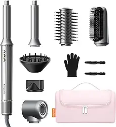 Easywave Escova 7 em 1 para modelar cabelo e secador de cabelo, secador de cabelo de alta velocidade de 110.000 RPM com íons negativos para um estilo sem frizz, secagem rápida, alisamento de volume