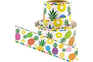 Pineapple Bulletin Board Borders Straight Trim Tropical School Classroom Decorations Summer Office Presentation Board