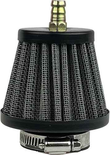 Miniatura 4 de RedCap Filtro de aire de 1.535 in con boquilla para motocross de 90 cc, 110 cc, 125 cc, GY6, 50 cc, QMB139, ciclomotor, scooter, todoterreno,