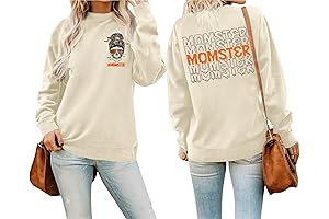 LOTUCY Momster Sweatshirt: Fun and Spooky for Mom