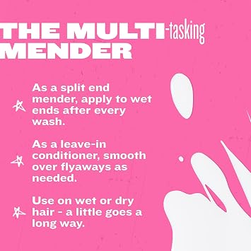 TIGI Bed Head Leave-In Conditioner, Split End Mender, Ego Boost 2-Pack Split Ends Treatment for Dry, Damaged Hair, Fruit & Berries Fragrance, 8 Oz Ea