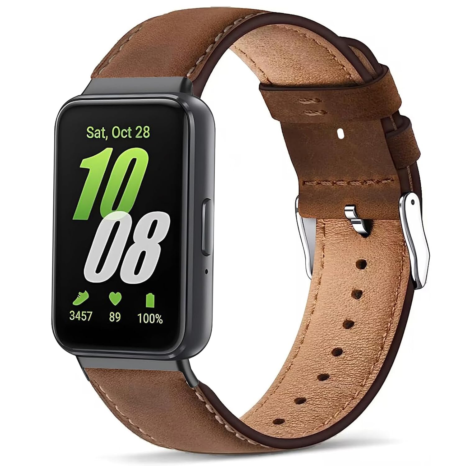 Nigaee Genuine Leather Bands Compatible with Samsung Galaxy Fit 3,Adjustable Breathable Replacement Sport Straps Soft Wris... - Review, Price and Buying Guide