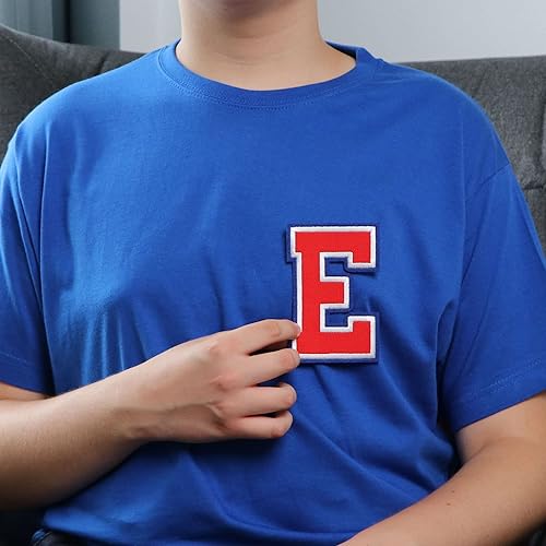 Miniatura 583 de Parches de letras termo-adhesivas de alta calidad – Lindas letras para ropa – Parche universitario para ropa – Letras bordadas de 4 1/2 parches