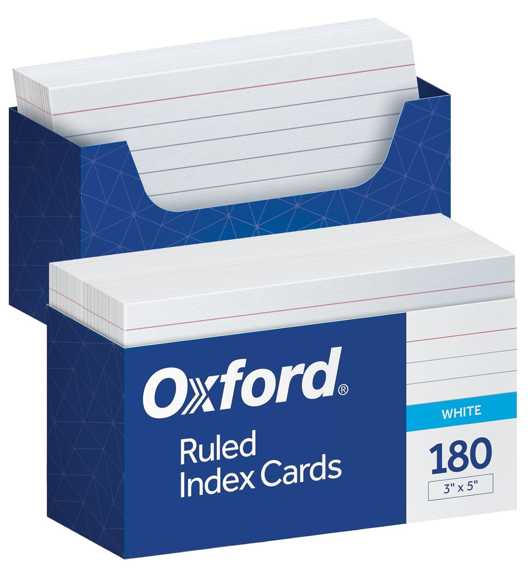 小分けmemo（英03）5枚×4種→20枚¥160 Amazon.com : Oxford Ruled Index Cards with Reusable Storage Tray